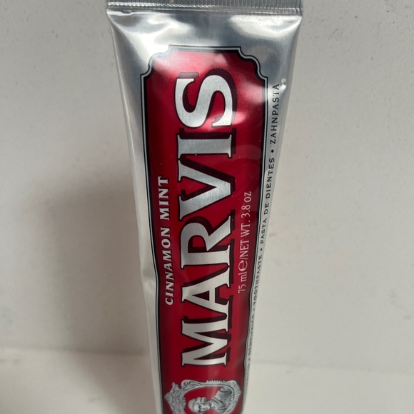 New Marvis toothpaste, Marvis Cinnamon Mint toothpaste,Italian Marvis red no box - Picture 2 of 5